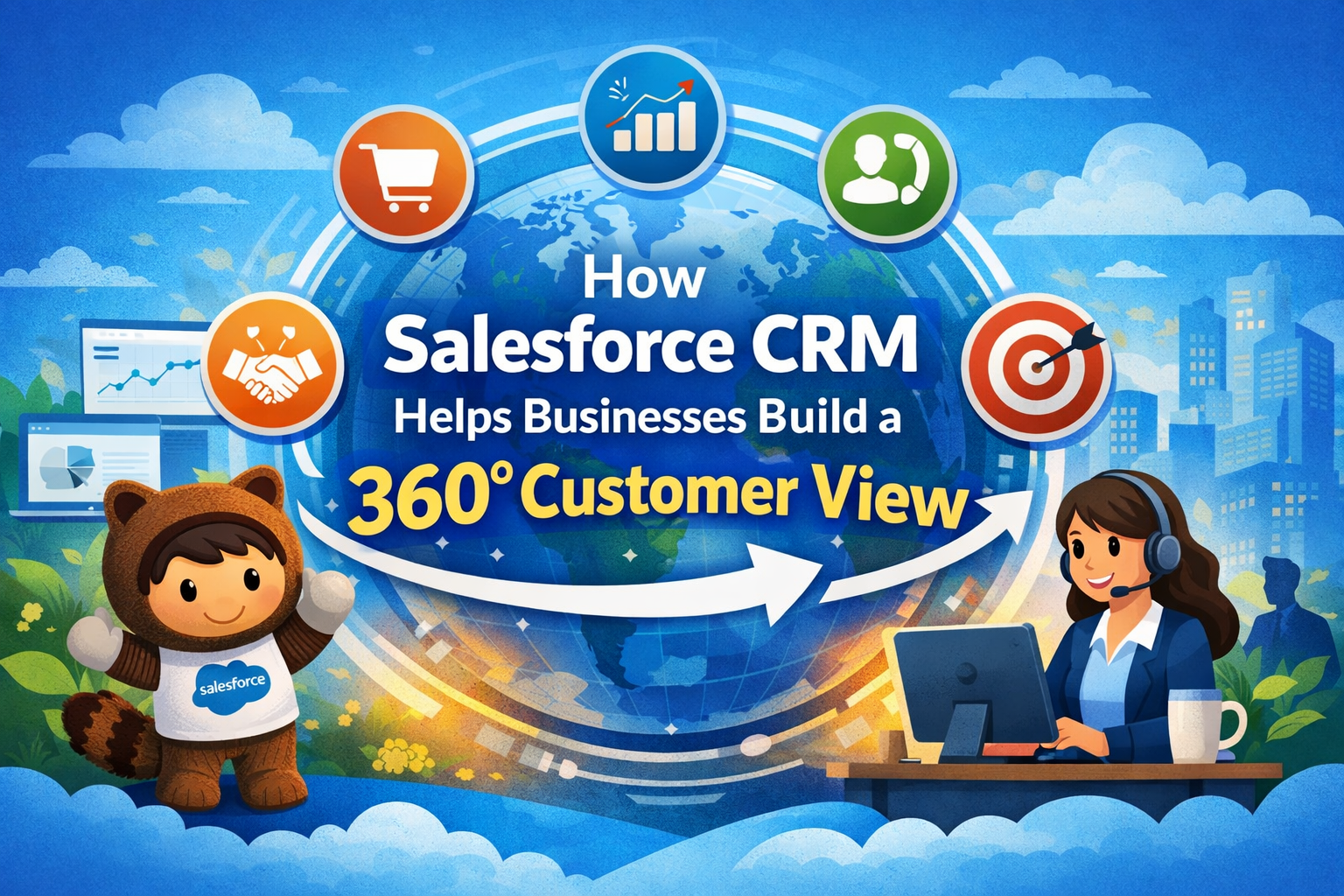 How Salesforce CRM Helps Businesses Build a 360° Customer View